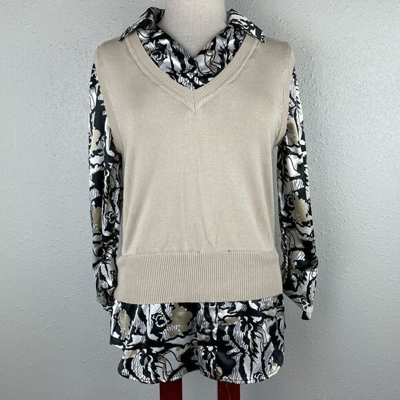 JPR Seperates Sweater Blouse Top Size L EUC - Picture 1 of 6